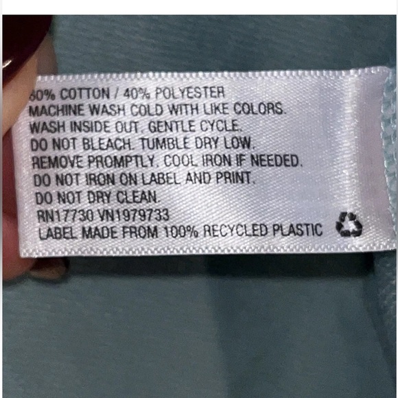 NEW 2XL Latino Heritage “Hola” Sweatshirt Mint Light Blue XXL Cotton Blend Shirt - Picture 4 of 12